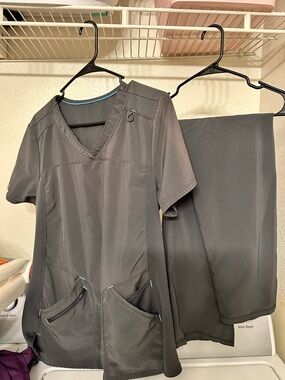 Scrubstar Charcoal Grey Scrub Set